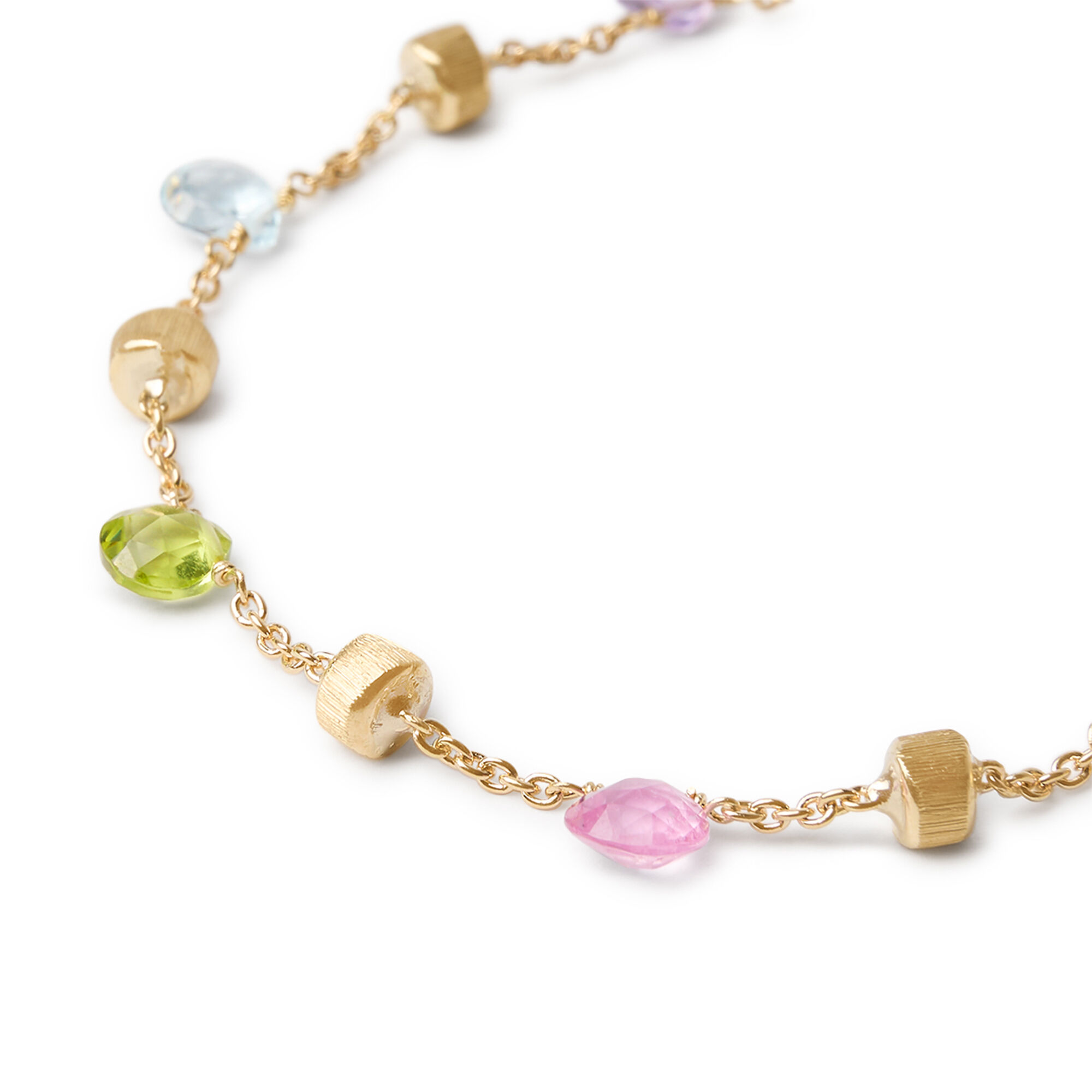 MARCO BICEGO 18K Yellow Gold Paradise Multi Stone Bracelet